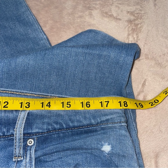 Levi’s 724 distressed high -rise straight jean W34/L30 1/2 - Picture 11 of 14